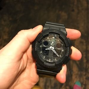 G Shock black watch